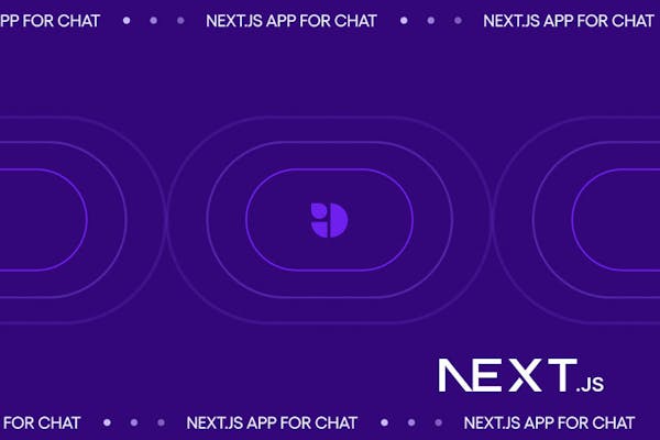 Build a Next js app for chat