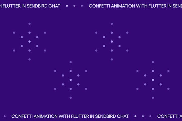 Confetti animation with Flutter in Sendbird Chat