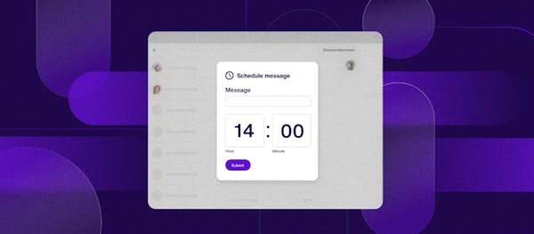 Tutorial Cover - How to build scheduled messages with the Sendbird UIKit for React
