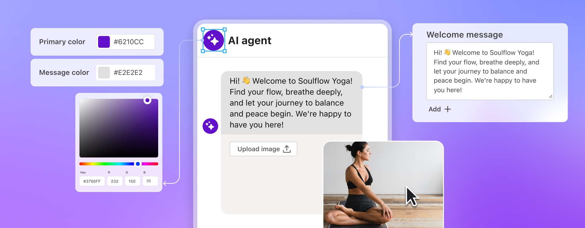 Sendbird ai agent builder mobile
