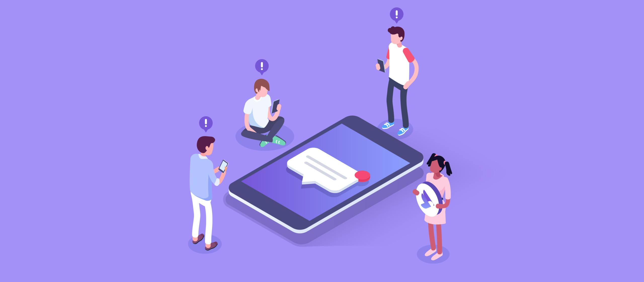 SMS vs push notification