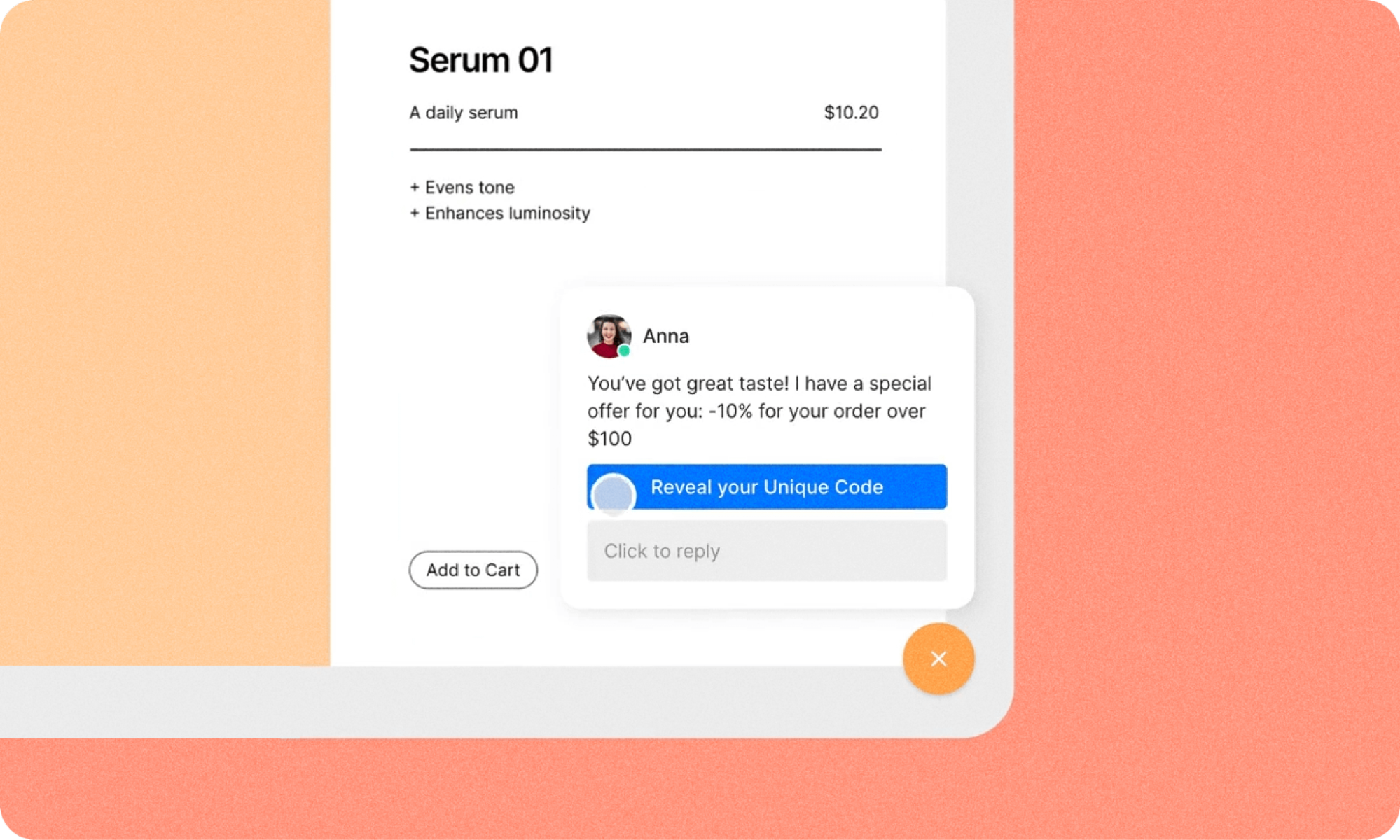 AI agent for ecommerce proactively triggers a discount to curb cart abandonment in real-time