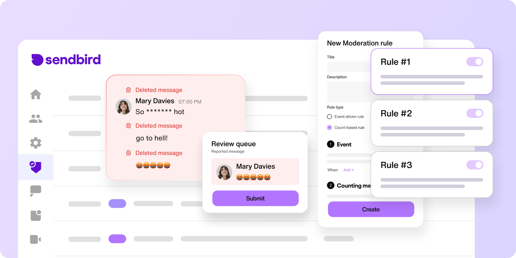 Sendbird Advanced Moderation