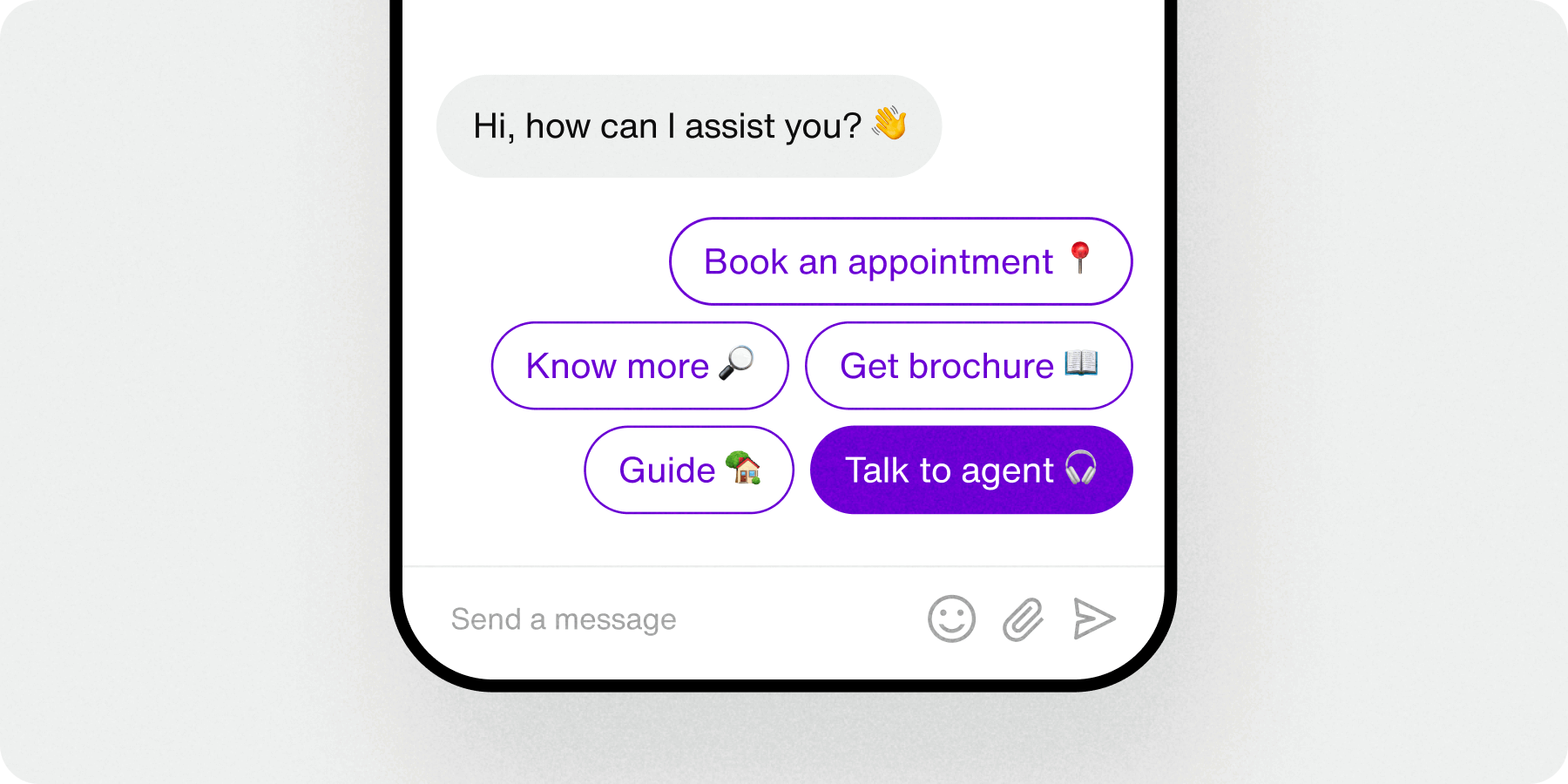 Sendbird real estate AI chatbot