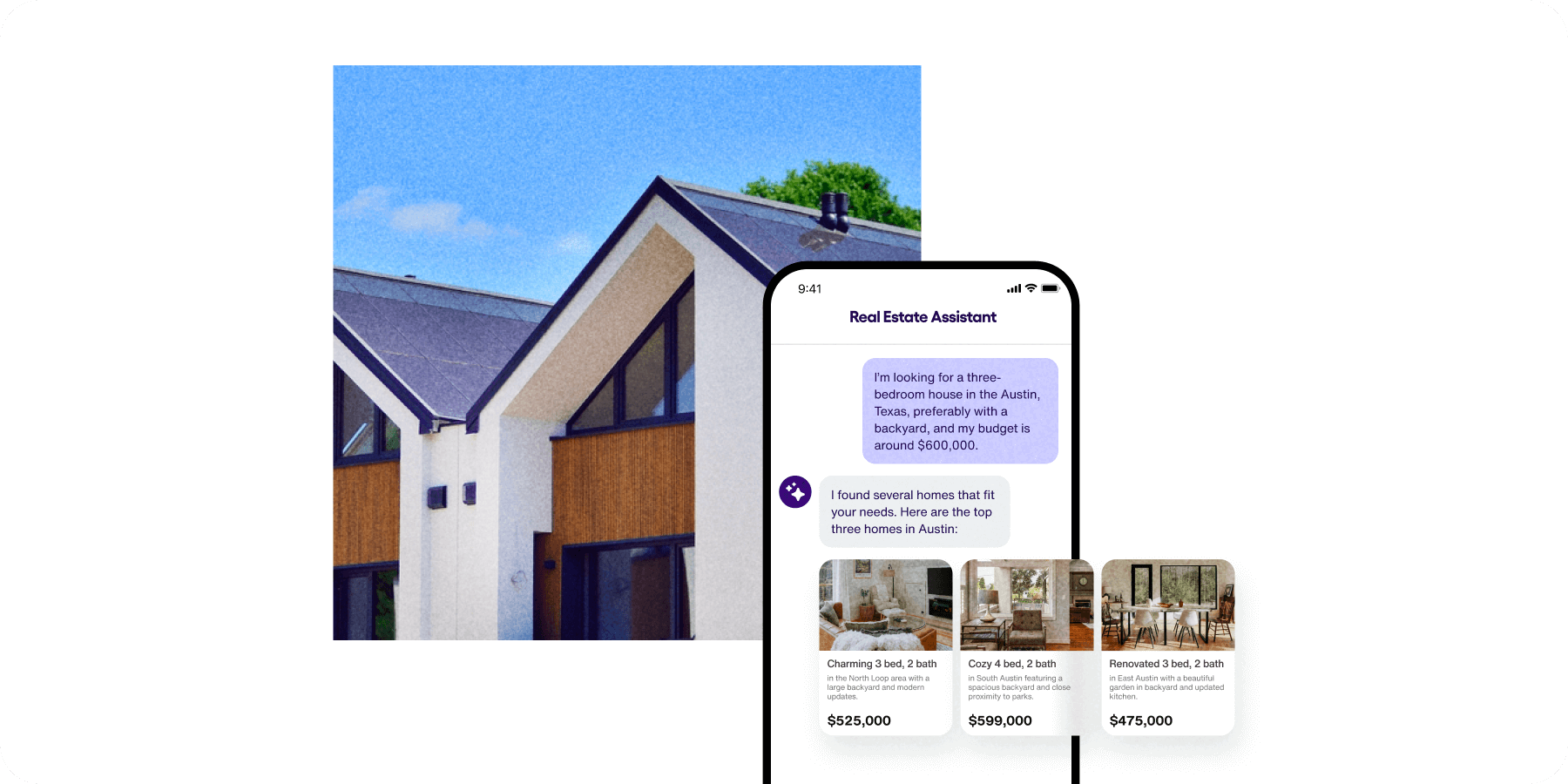 Sendbird real estate AI chatbot